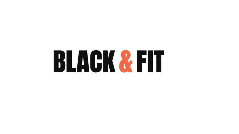 Black and Fit logo